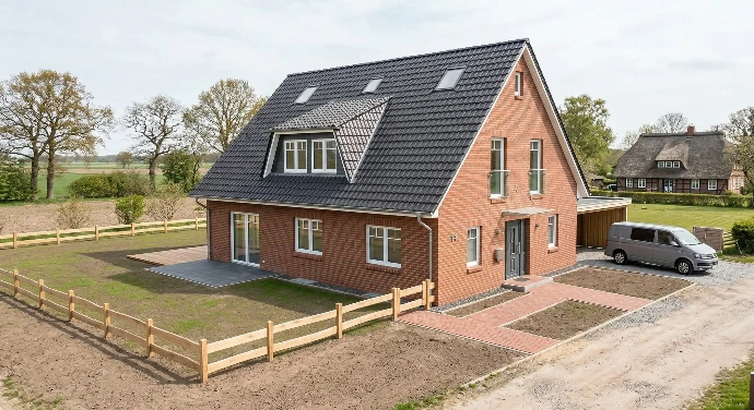 Frischerbautes Massivhaus in Norddeutschland